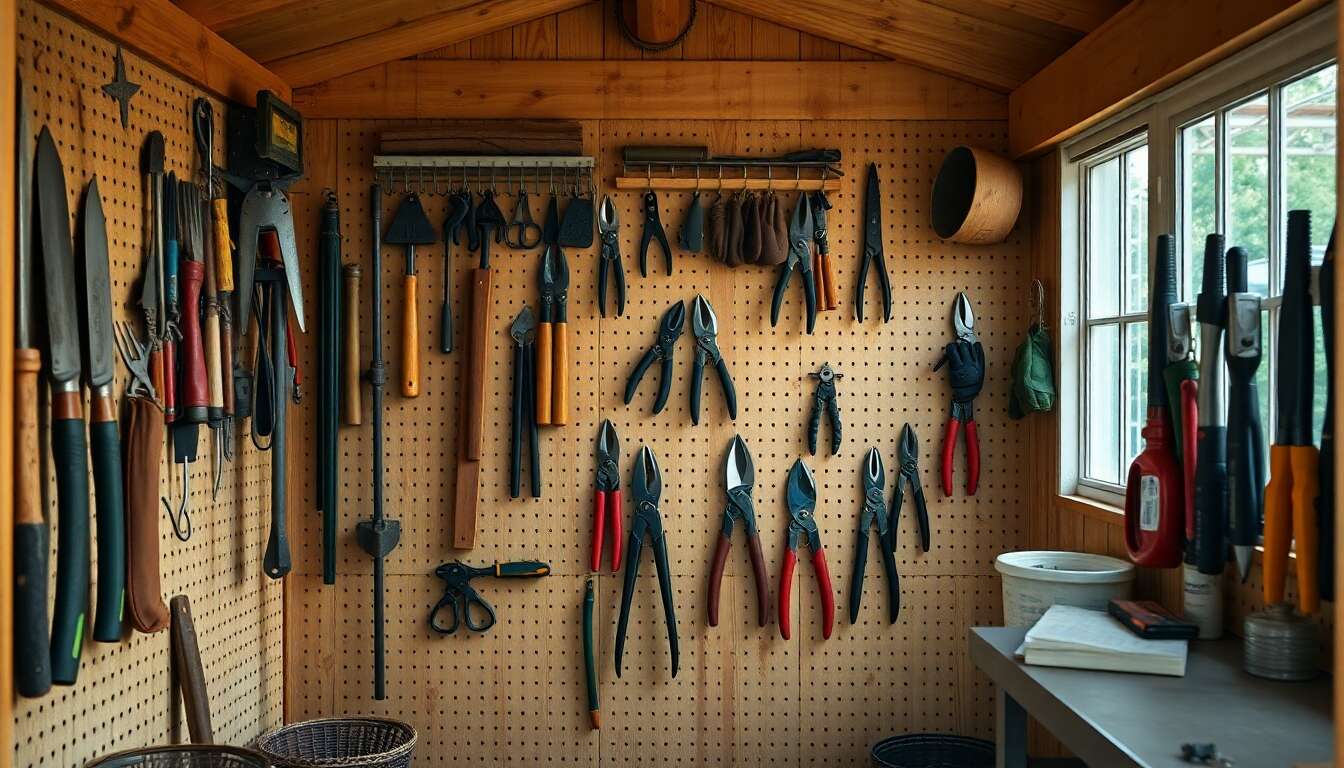 Optimisation du rangement pour l'outillage à main