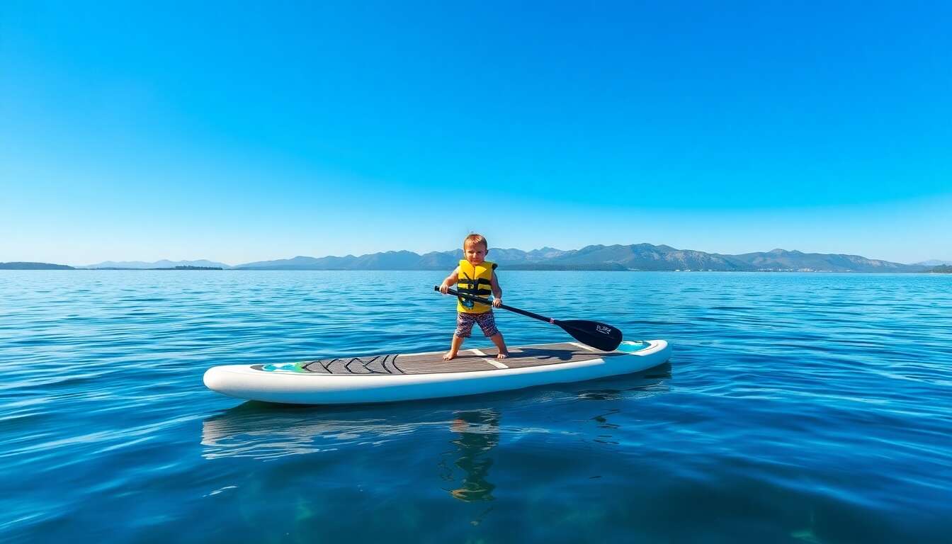 Planche à pagaie pour juniors : initiation et sécurité sur l'eau