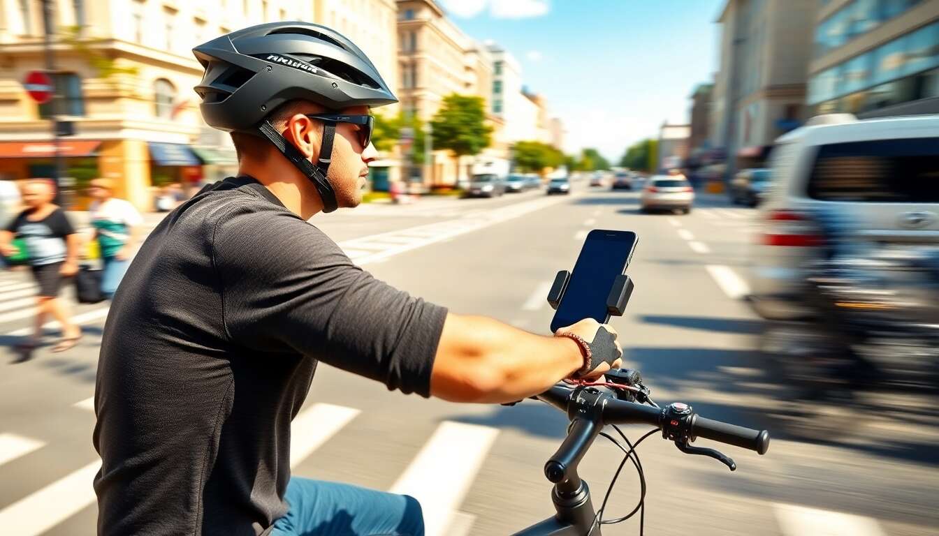 Utiliser son smartphone &agrave; v&eacute;lo en toute l&eacute;galit&eacute;