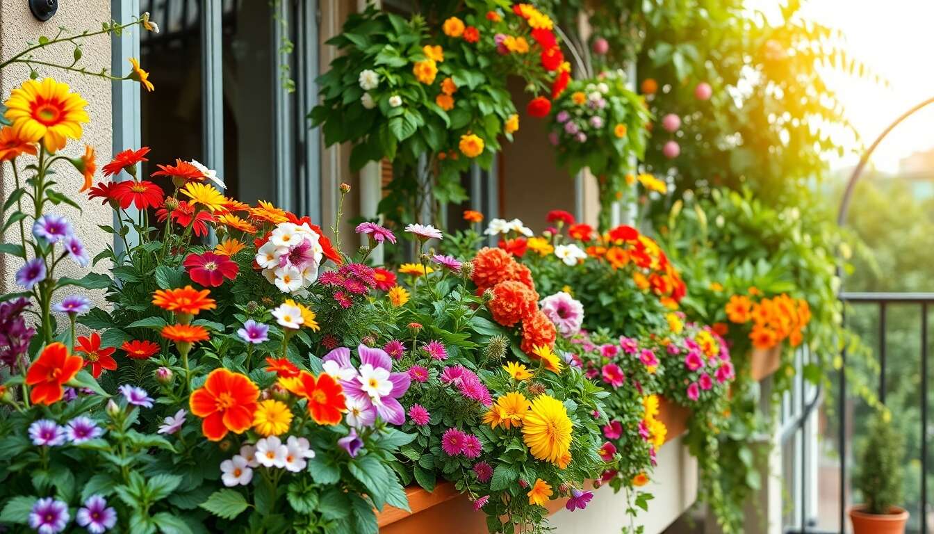 Choisir les fleurs et plantes adapt&eacute;es &agrave; votre balcon