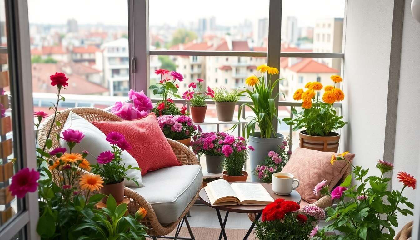 Am&eacute;nager un coin d&eacute;tente parmi les fleurs