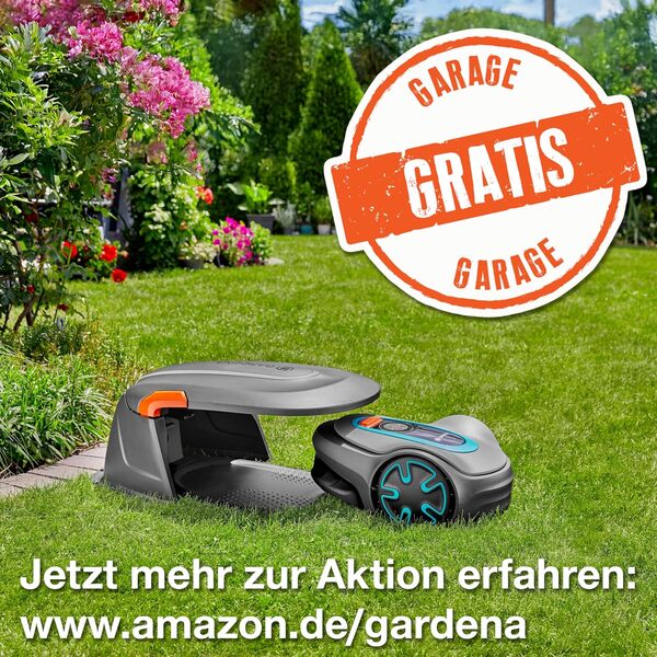 Gardena Tondeuse Robot SILENO minimo 350 m²: rasaerba Intelligent avec connectivité optimale, programmable avec Application Gardena Bluetooth (15208-47)