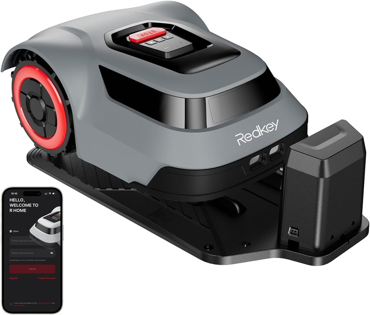 Test du redkey MGC500 : robot tondeuse innovant pour 500 m²