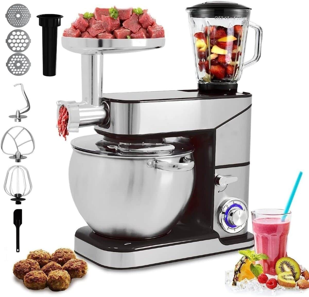 Test du robot de cuisine 3 en 1 Royalty Line 10L 2500W