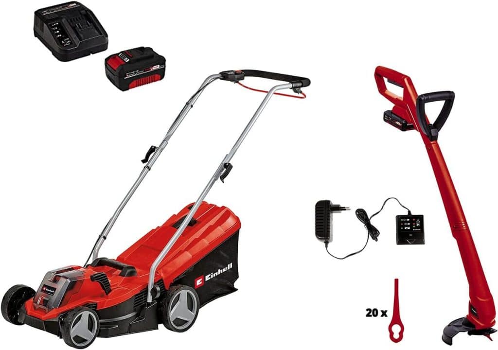 Test : einhell GE-CM 18/33 Li, la tondeuse à gazon sans fil performante