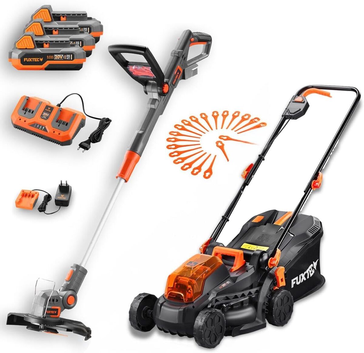 Test : outils de jardin sans fil Fuxtec avec 3 batteries Li-ION