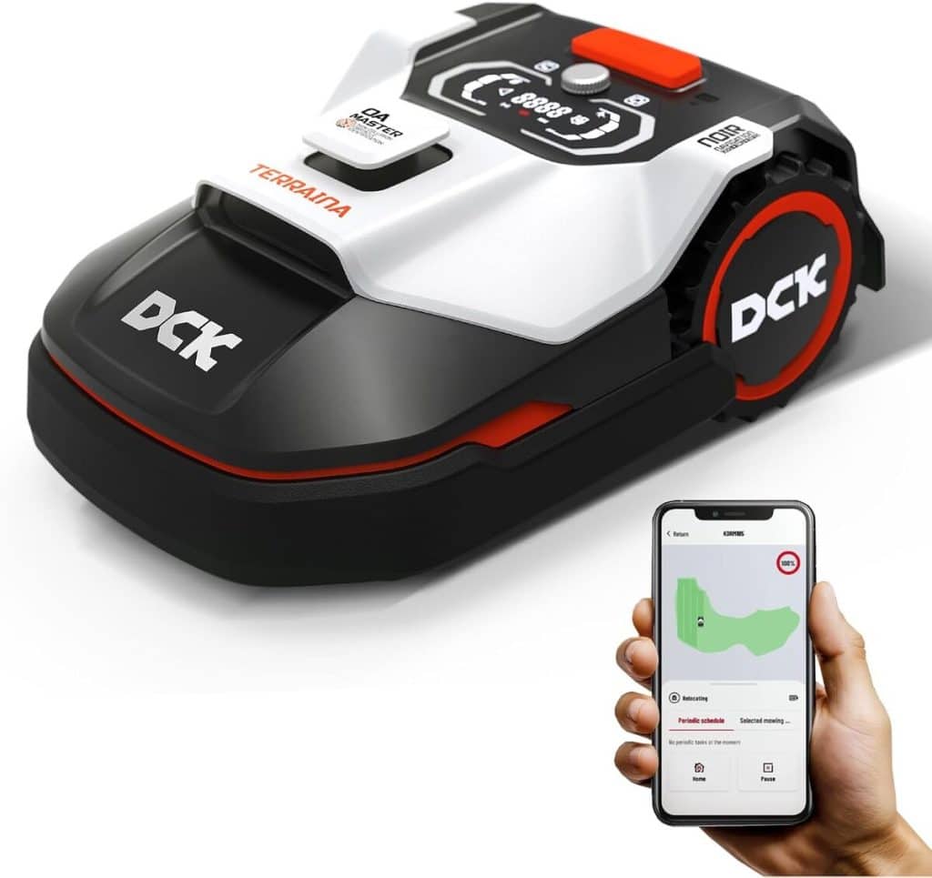 Test : robot tondeuse DCK KDRM105, efficacité au rendez-vous