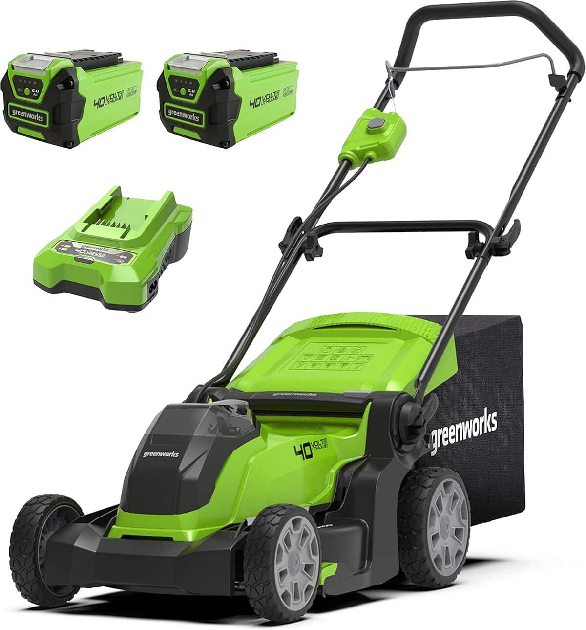 Test : tondeuse Greenworks G40LM41K2X, performance sans fil pour 500m²