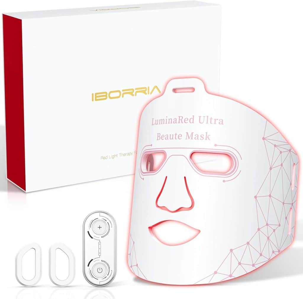 Test du masque LED IBORRIA LuminaRed Ultra : luminothérapie à domicile