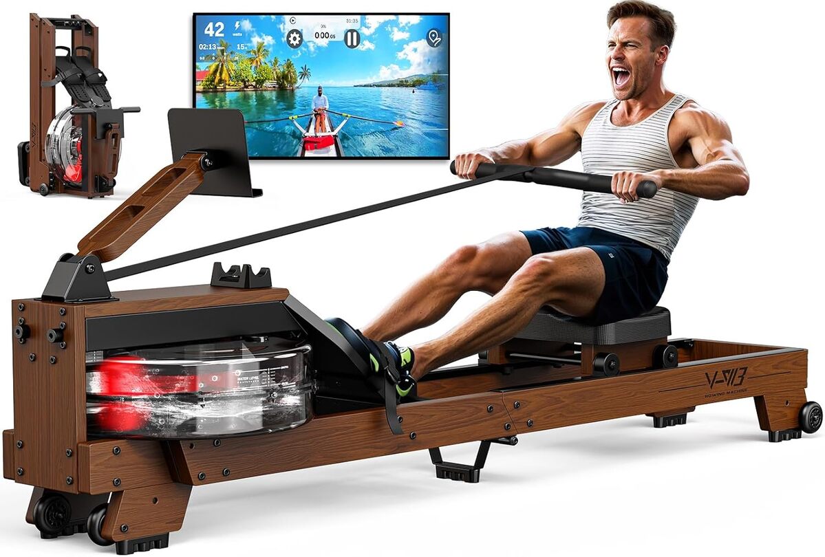Test du rameur MettleMatic pliable en chêne avec Bluetooth