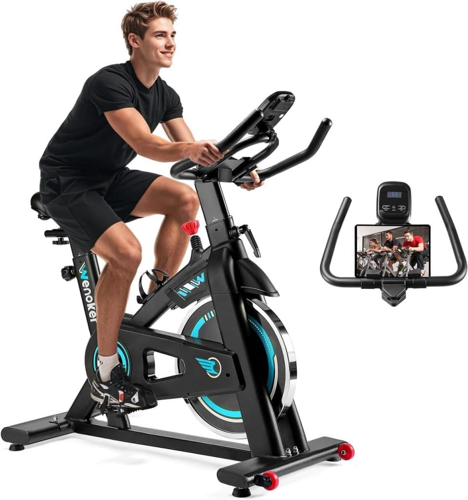 Test du vélo d'exercice Wenoker : écran LCD et capacité 140 kg