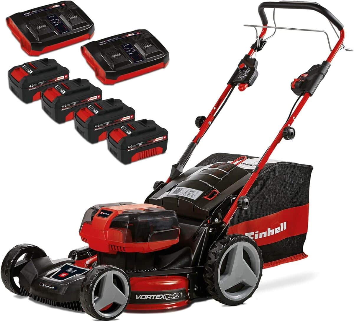 Test : einhell GP-CM 36/47 S, tondeuse sans fil puissante et pratique