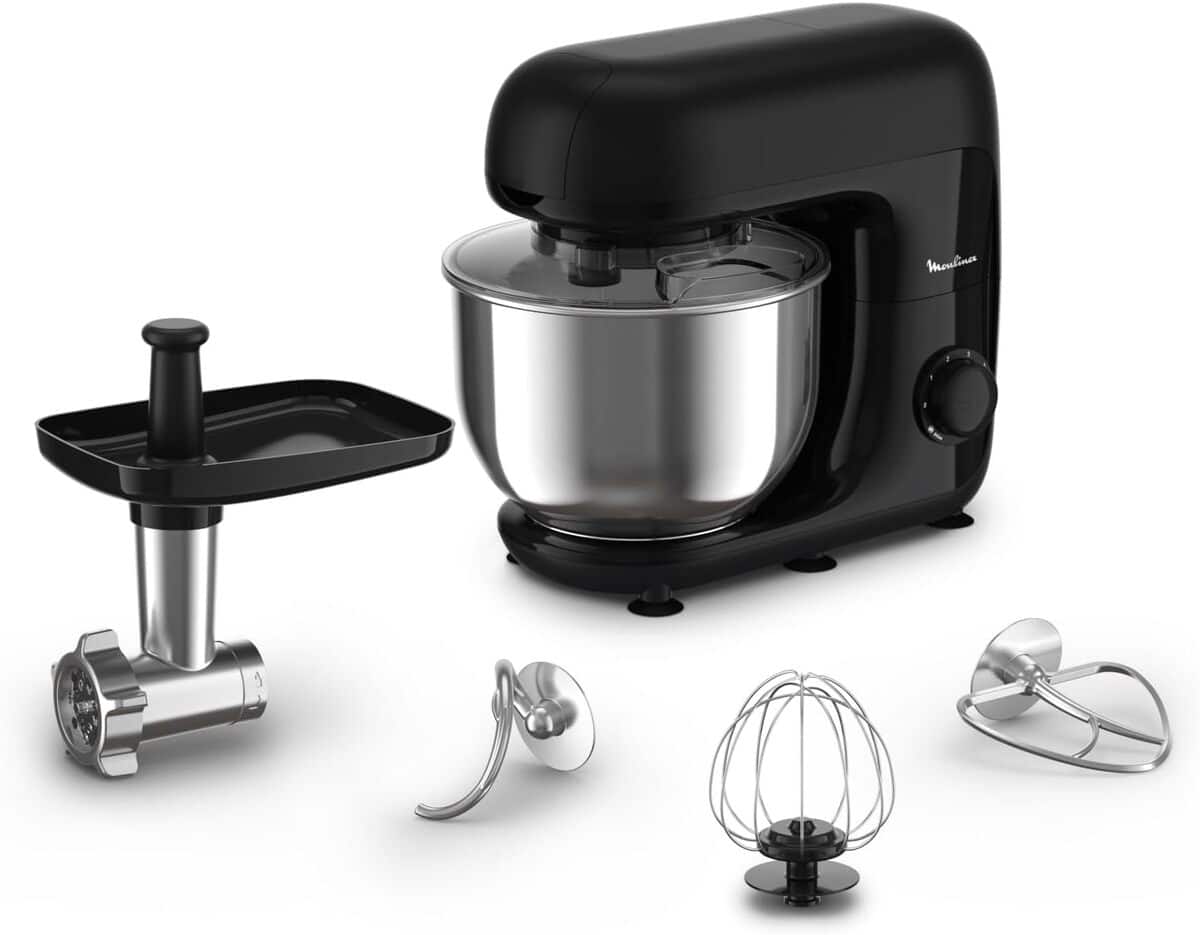 Test : moulinex Bake essential QA161810, robot pâtissier polyvalent 800 W