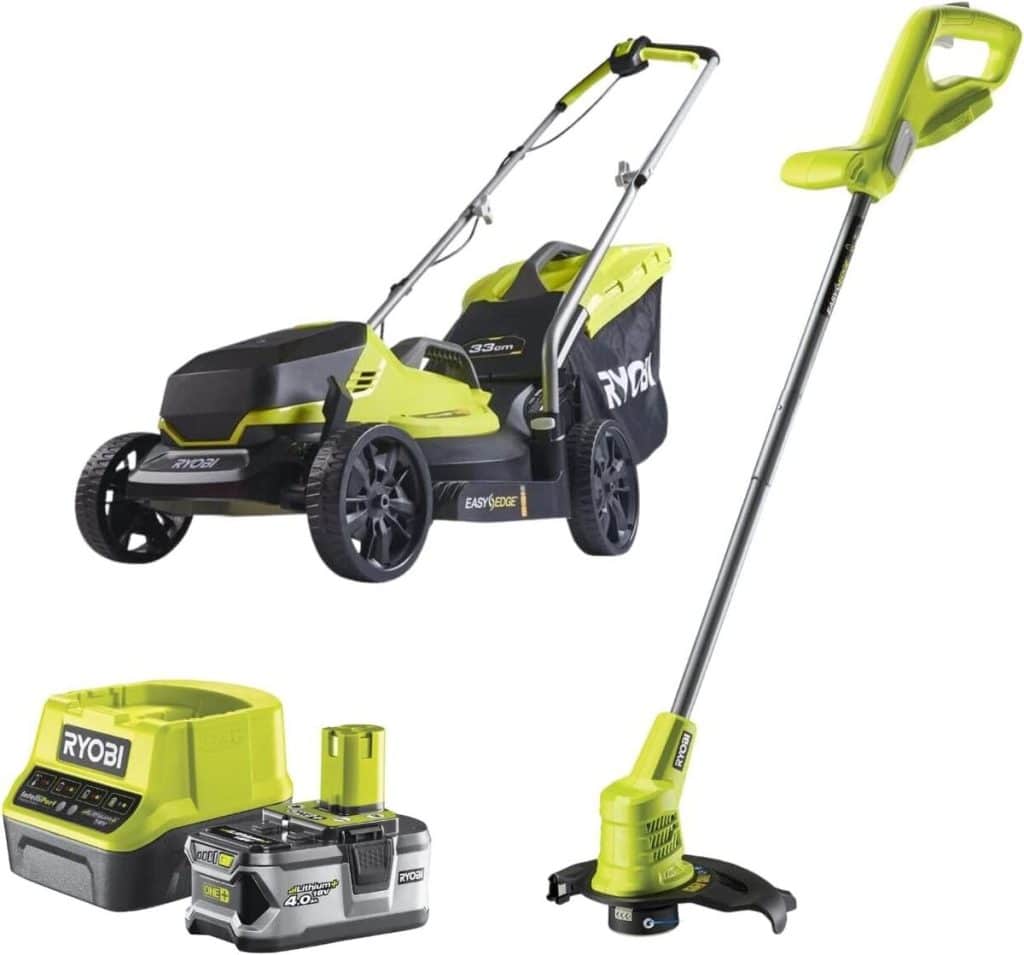Test : ryobi tondeuse RLM1833BLT1825M, efficacité et polyvalence