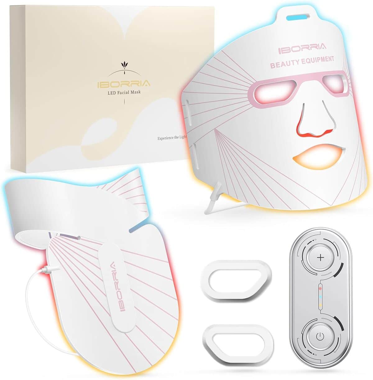 Test du masque facial LED IBORRIA : soin beauté maison en profondeur