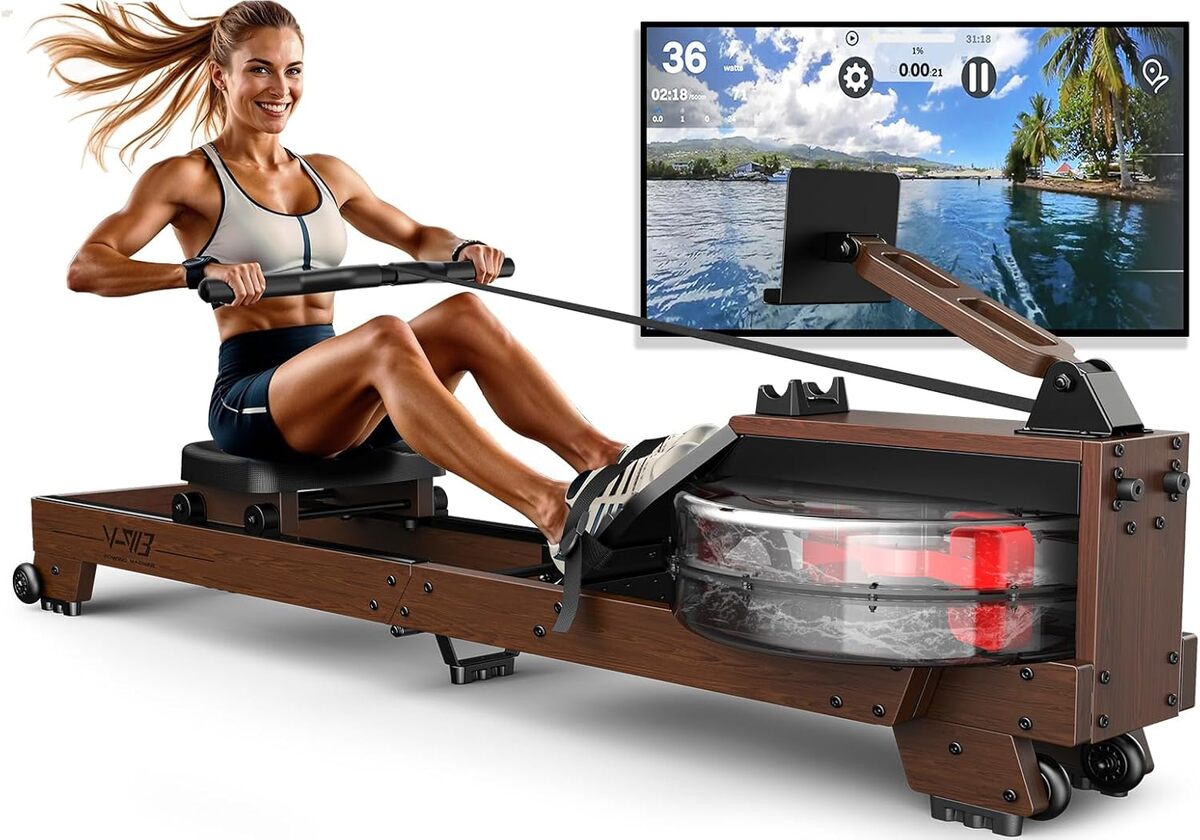 Test du rameur en bois Vowvit V-W3, performance et design compact