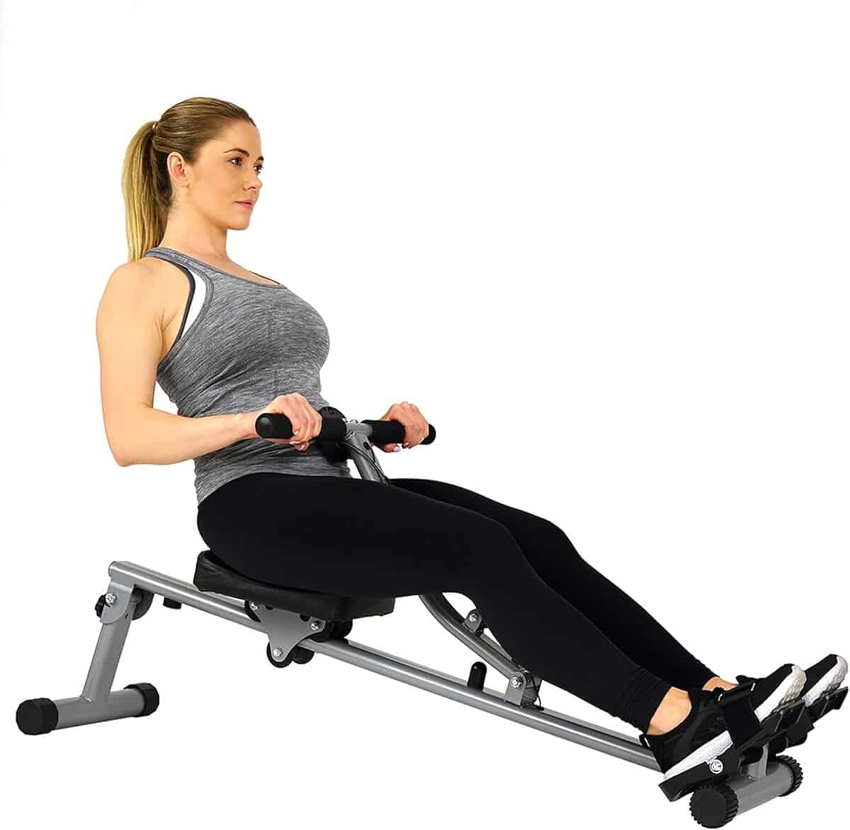 Test du rameur réglable Sunny Health & Fitness SF-RW1205 avec moniteur