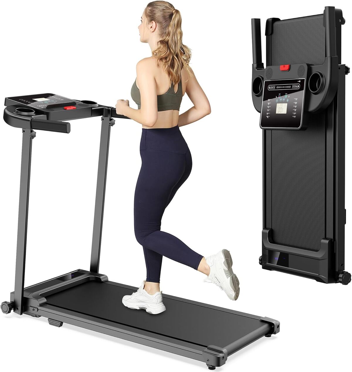 Test du tapis de course motorisé pliable 10 km/h pour maison et bureau