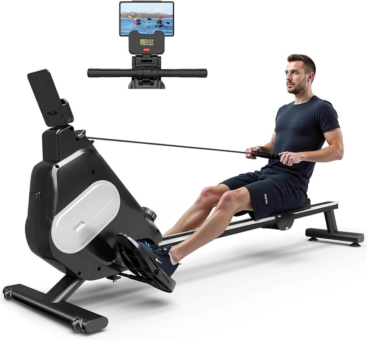 Test : rameur Dskeuzeew pliable, 16 résistances