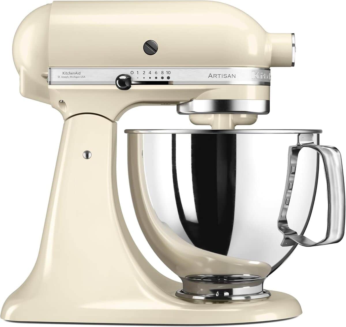 Test: robot pâtissier KitchenAid Artisan, bol 4, 8L crème