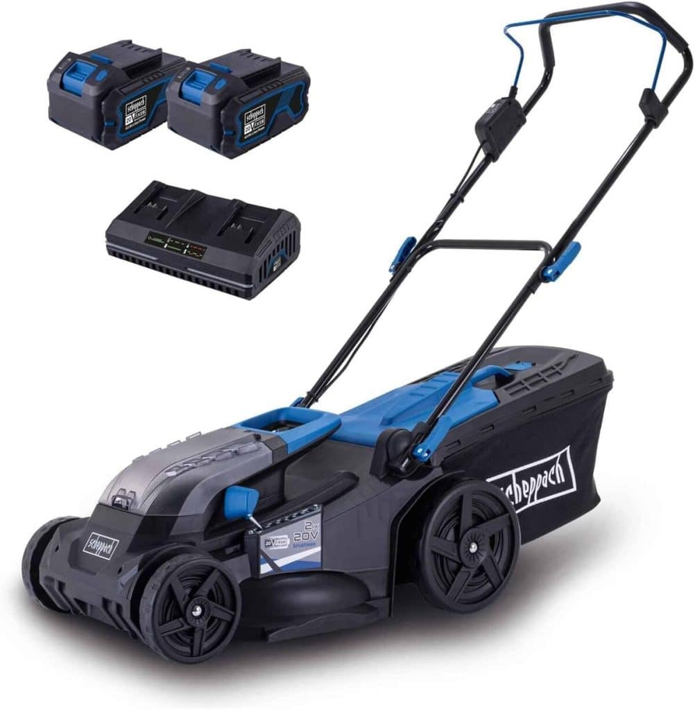 Test : tondeuse sans fil Scheppach BC-MP430-X 20V brushless