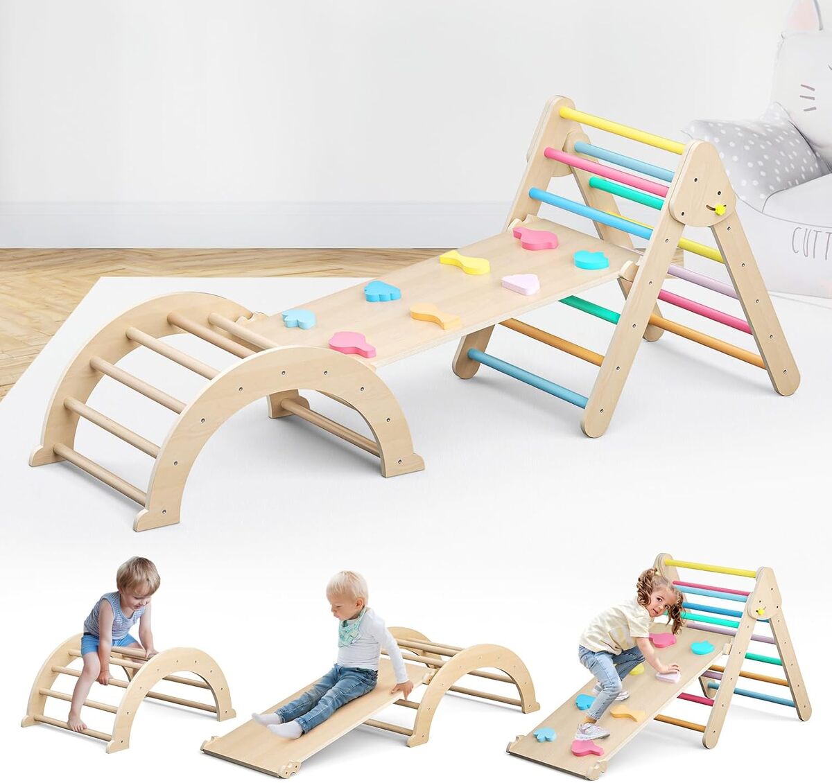 Test : triangle Montessori 7-en-1 pour enfants