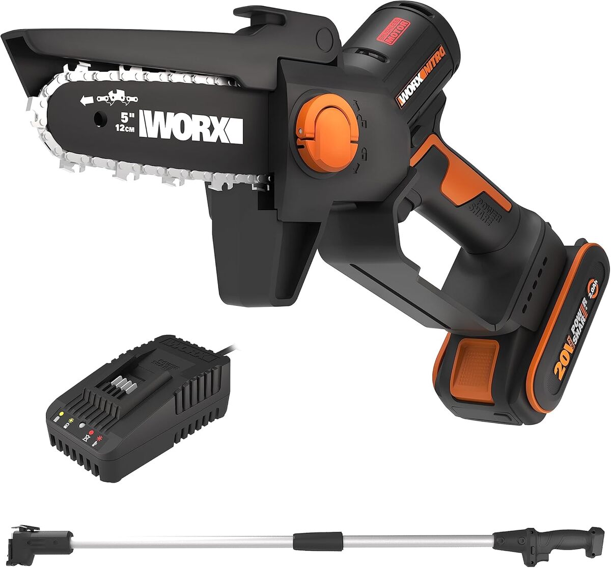 Test tronçonneuse WORX Nitro 20V : puissance et praticité