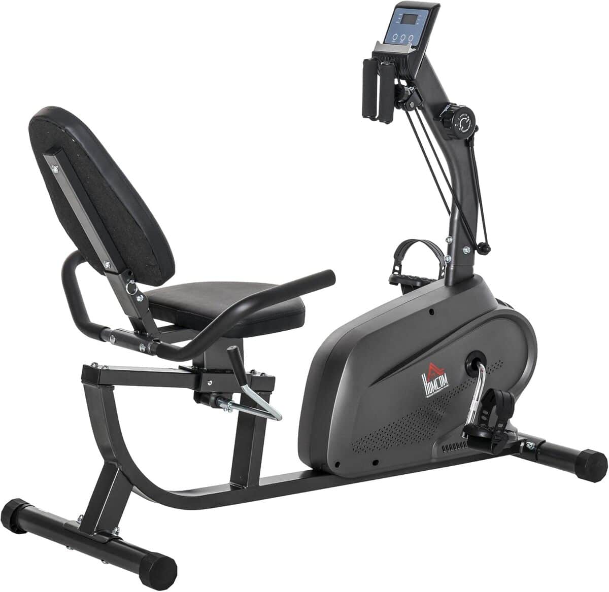 Test : vélo d'appartement HOMCOM multifonction semi-allongé