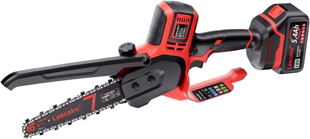 Test de la mini tronçonneuse Laecabv LA-J7Max : efficacité et puissance