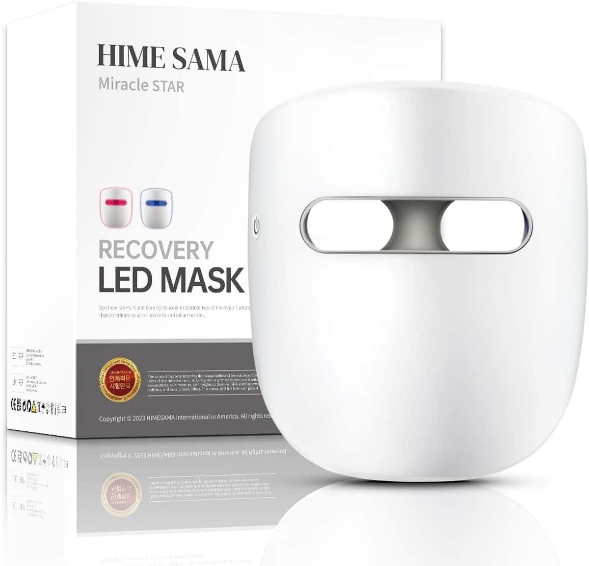 Test du masque led visage HIME SAMA RB-007 : lumière rouge pour rajeunir la peau