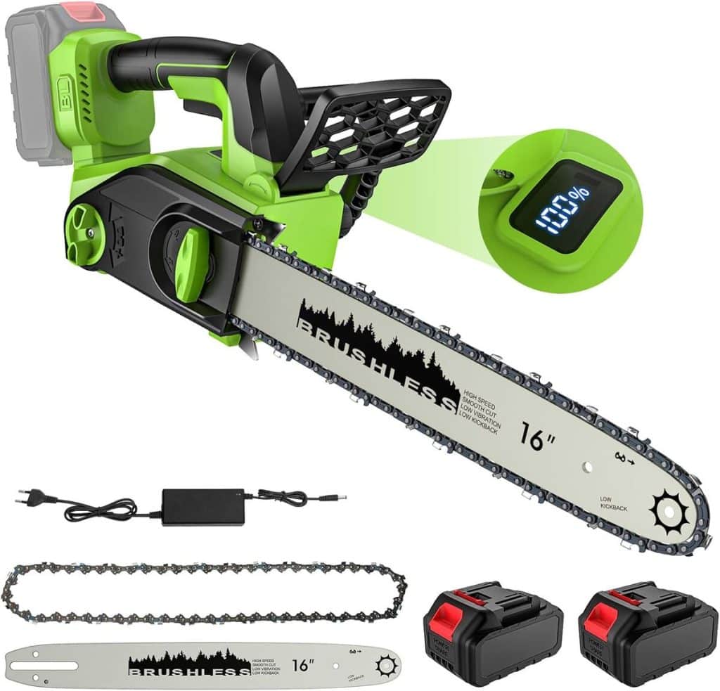 Test tronçonneuse sans balais 1800 W : puissance et autonomie au rendez-vous