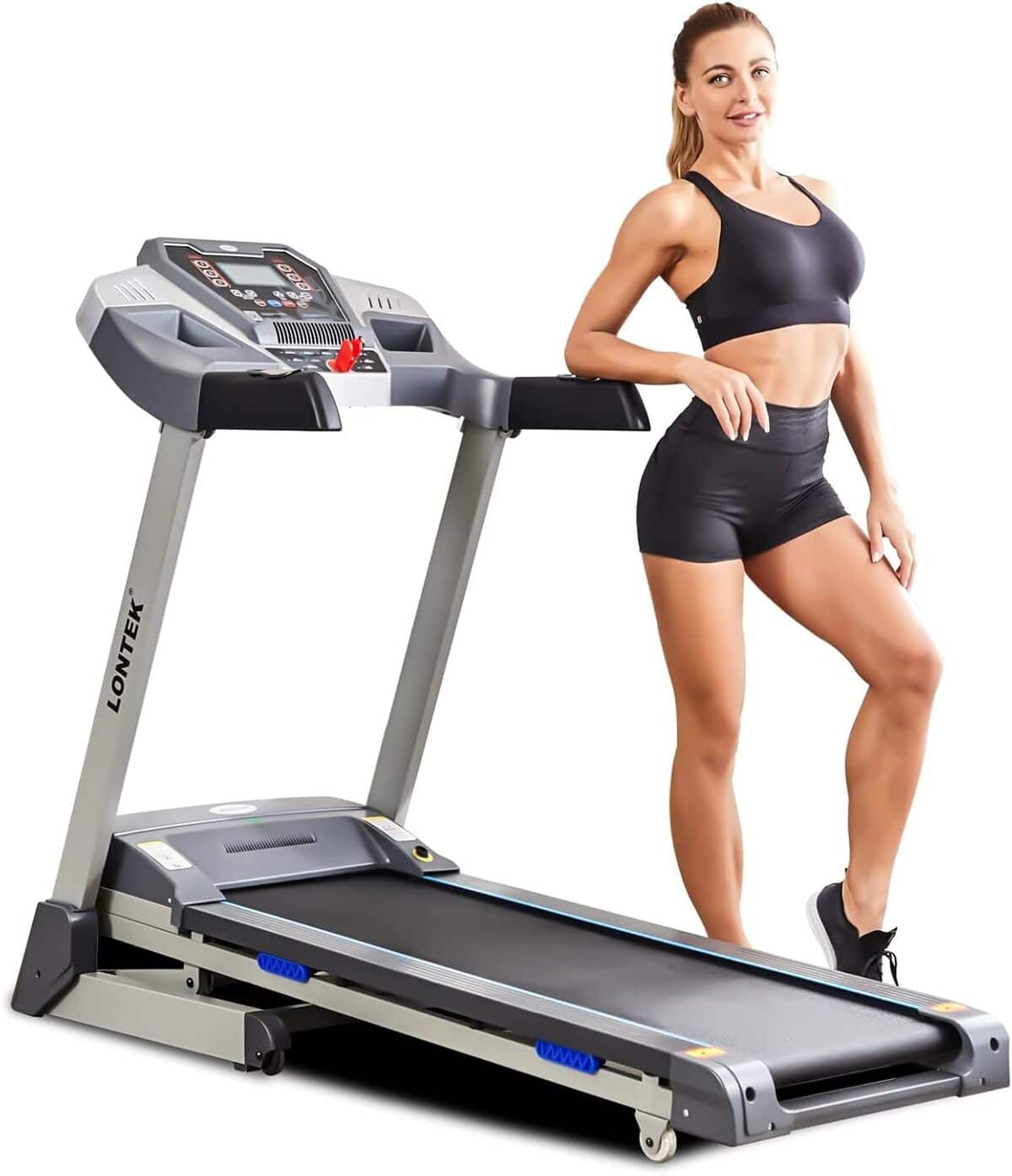 Tapis de marche ou de course Tenboom - 800W, 6 km/h max, Écran LED, Télécommande, silencieux, Noir ⋙ 99,99 € chez Cdiscount