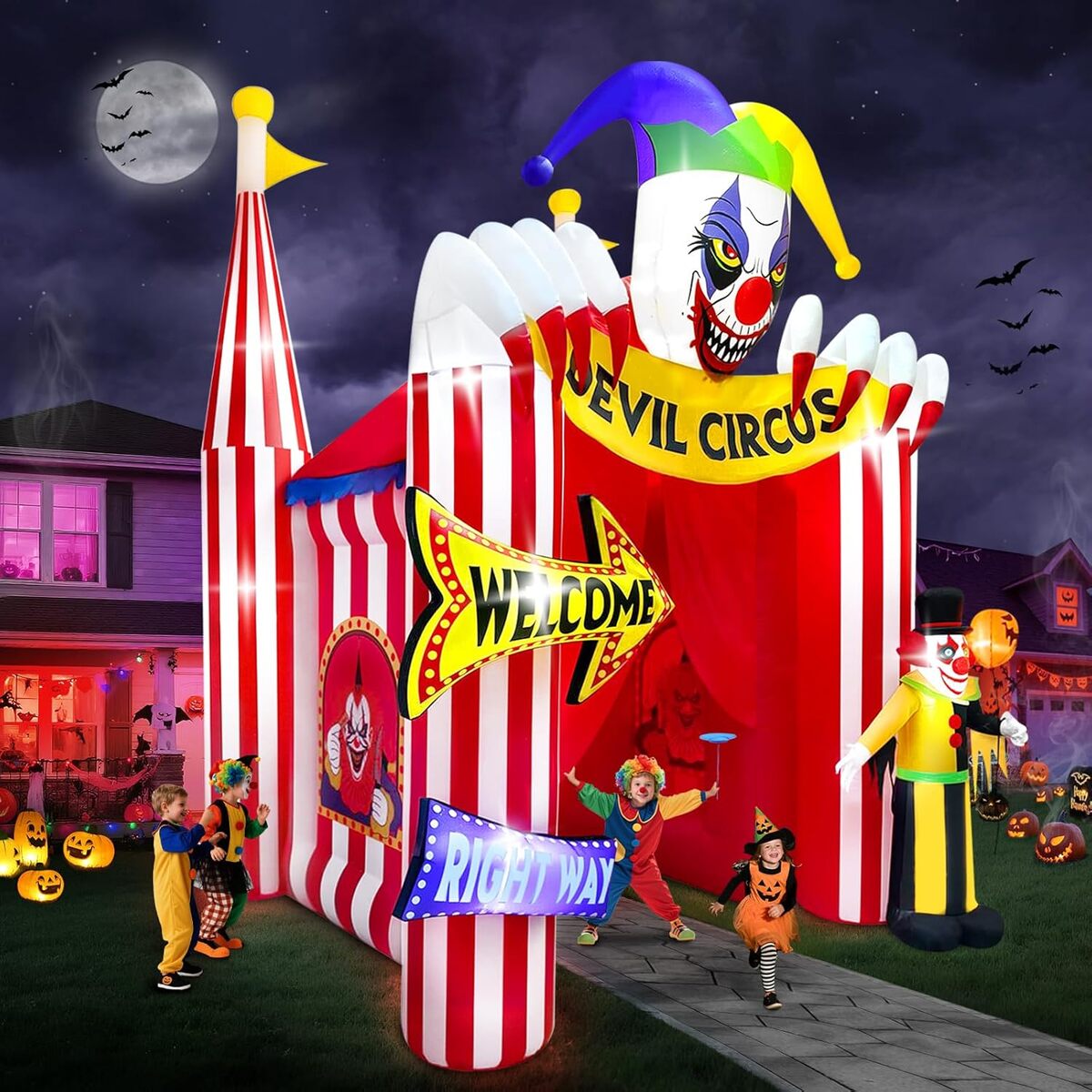 Test : arche gonflable Halloween EBANKU 13FT