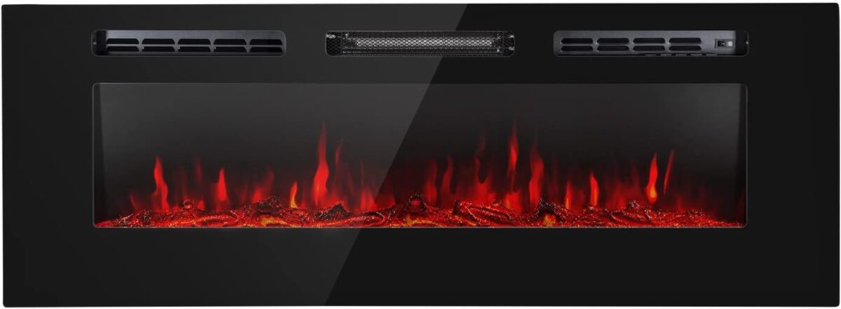 Test : cheminée électrique encastrable Klarstein 1800W avec effet flamme LED
