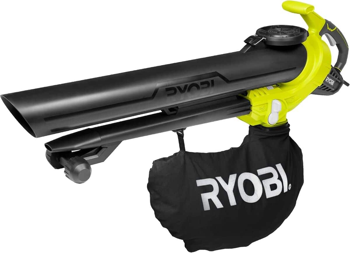 Test du souffleur broyeur RYOBI RBV3000CESV : puissance 3000W