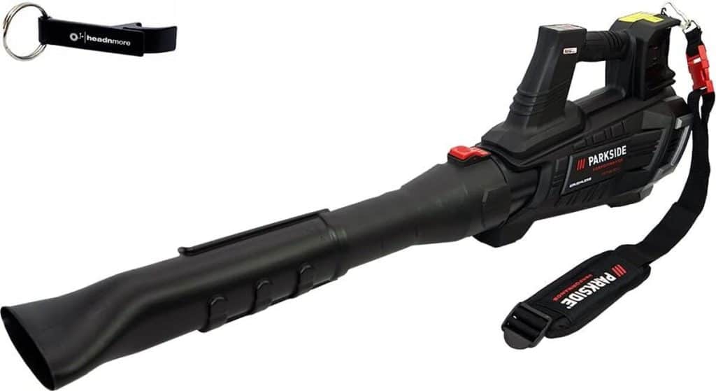 Test : souffleur sans fil Parkside PPTLBA 40 V + porte-clés