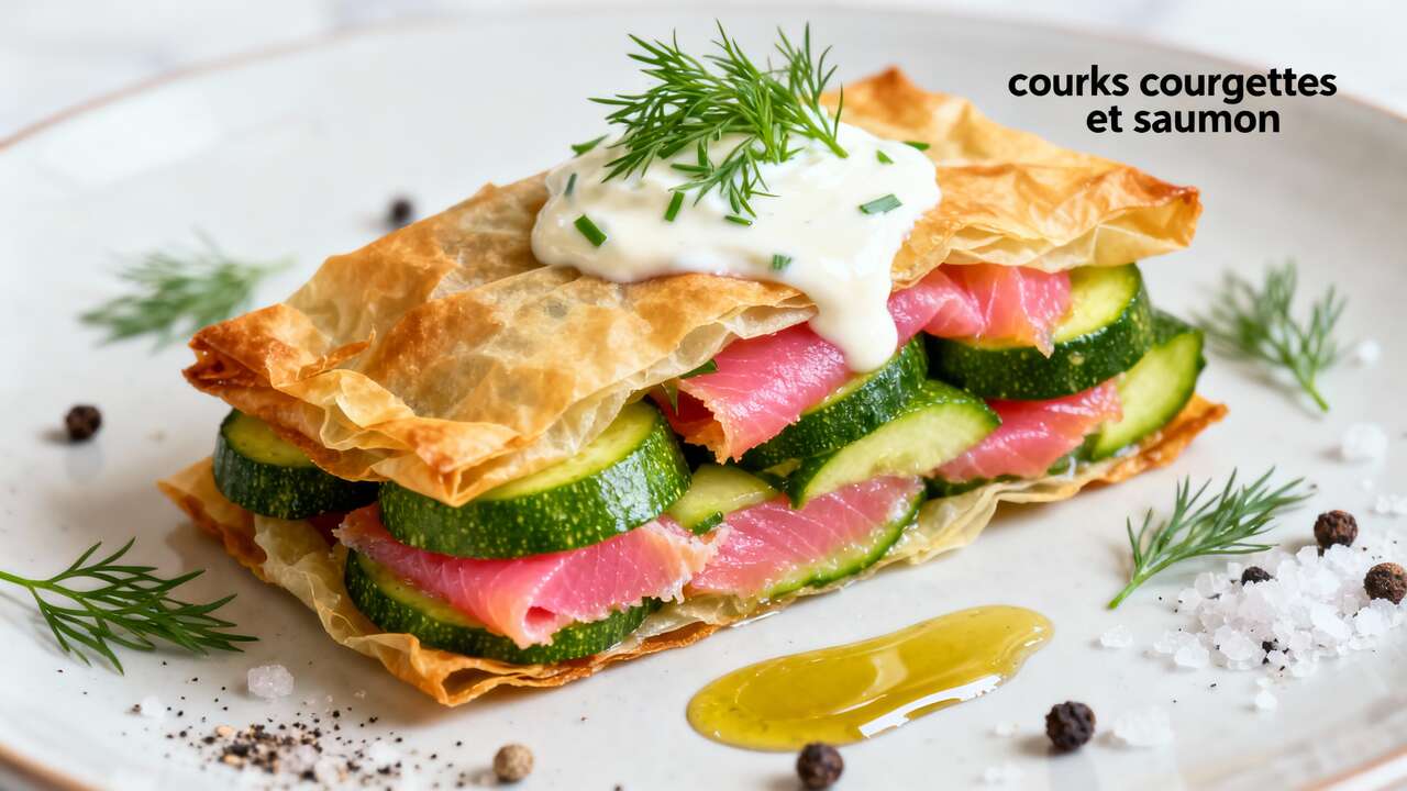 Bricks courgettes et saumon : recette gourmande et saine