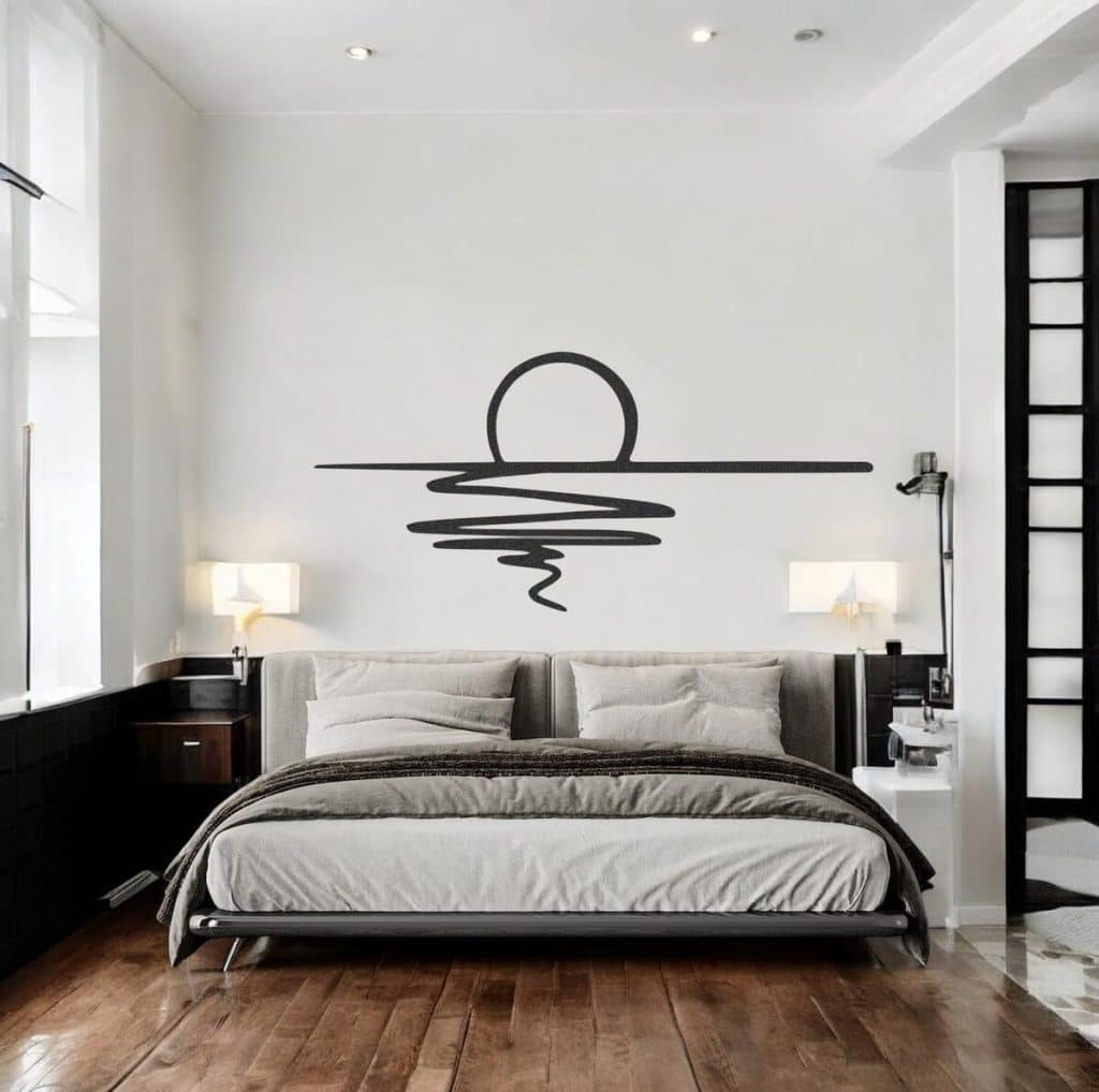 Avis : art mural Tubibu en métal minimaliste pour salon