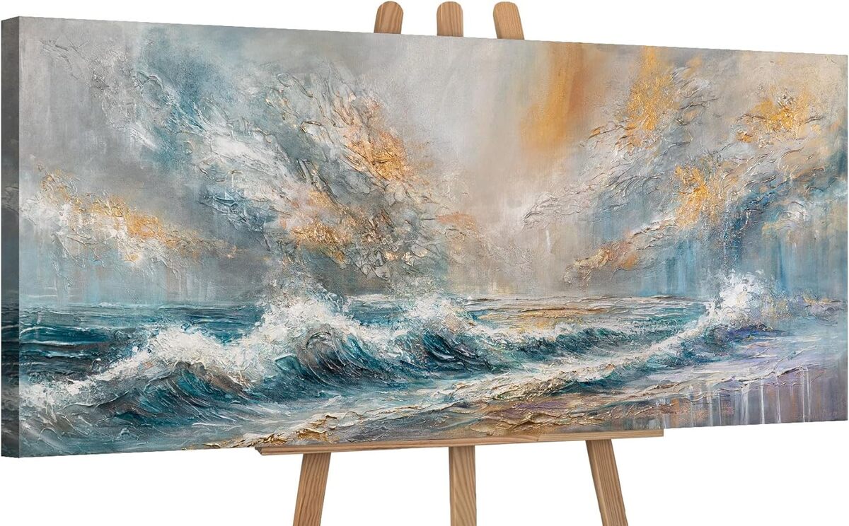 Avis sur le tableau mural YS-Art peint à la main 115x50 cm
