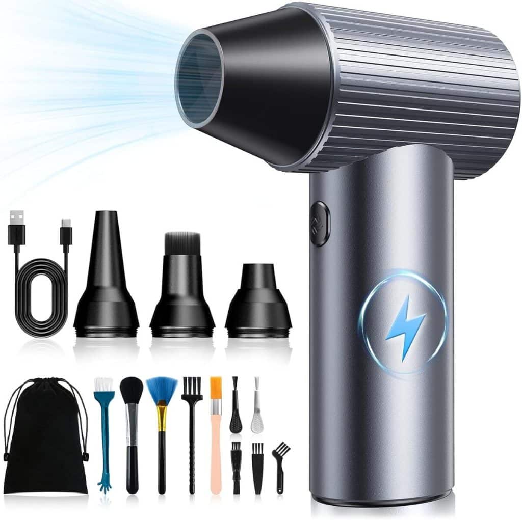 Test du souffleur Solareye : nettoyage rapide, 300000 tr/min et batterie 75000mAh