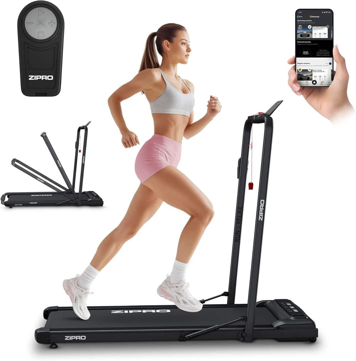 Test du tapis de course pliable ZIPRO Newlite : design compact et moteur silencieux