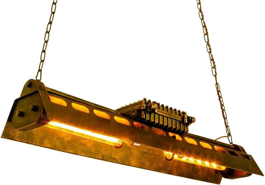 Test : lustre KJLARS industriel vintage 95 cm