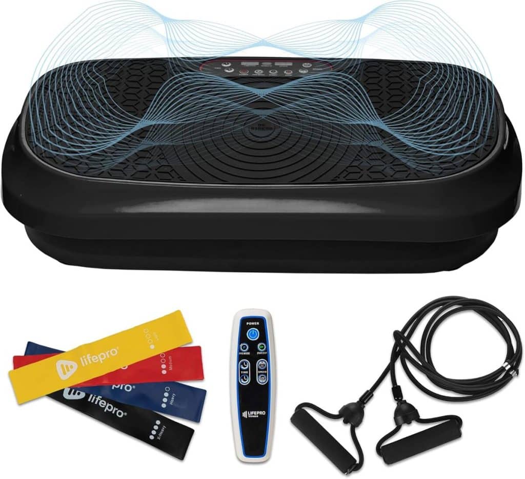 Test : plateforme vibrante Fitness, 120 niveaux, 160 kg capacité