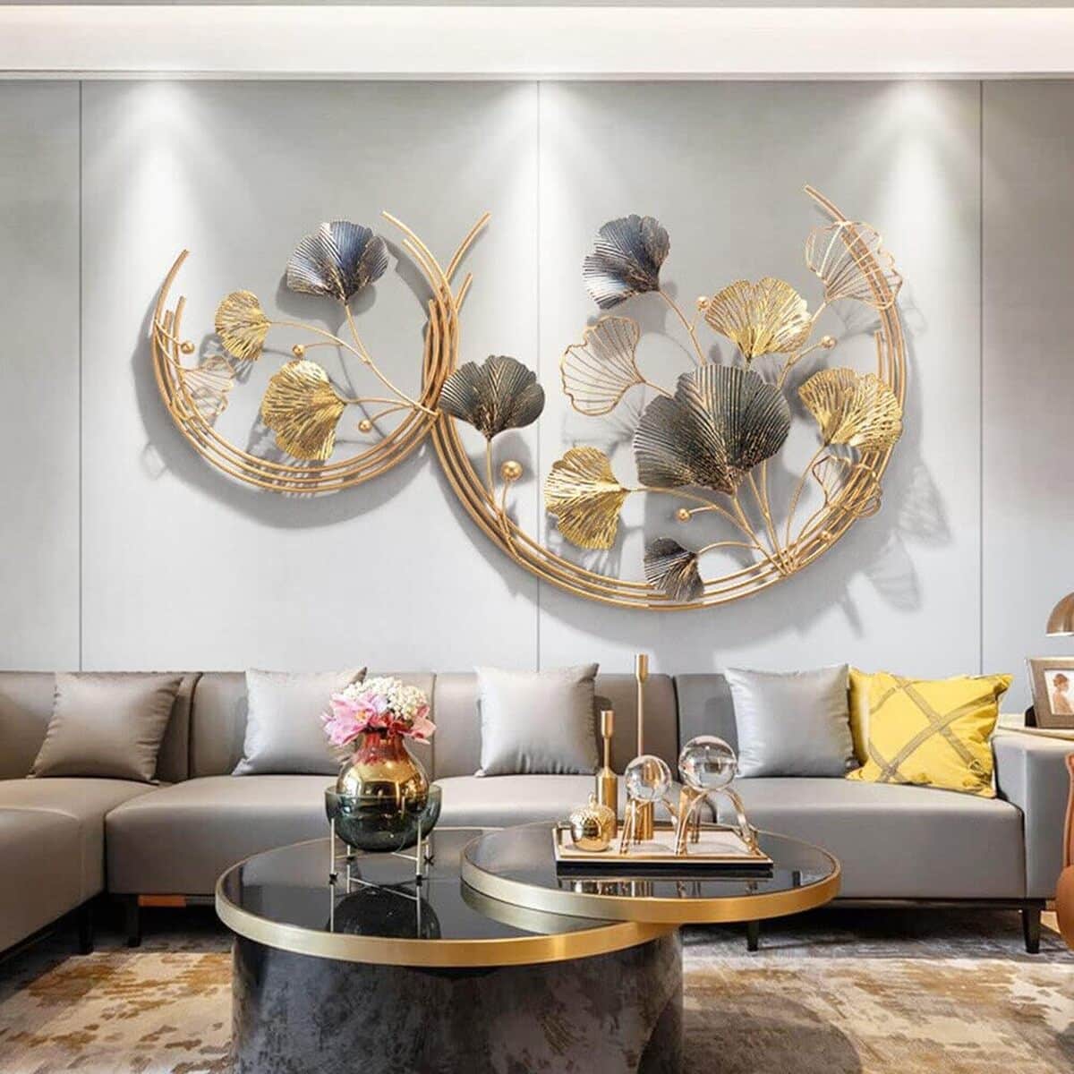 Avis sur la décoration murale 3D en métal doré de SHZICMY