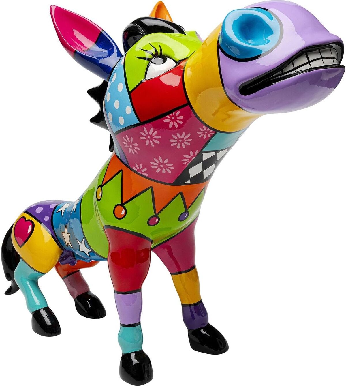Avis sur la figurine décorative Kare Donkey Patchwork multicolore