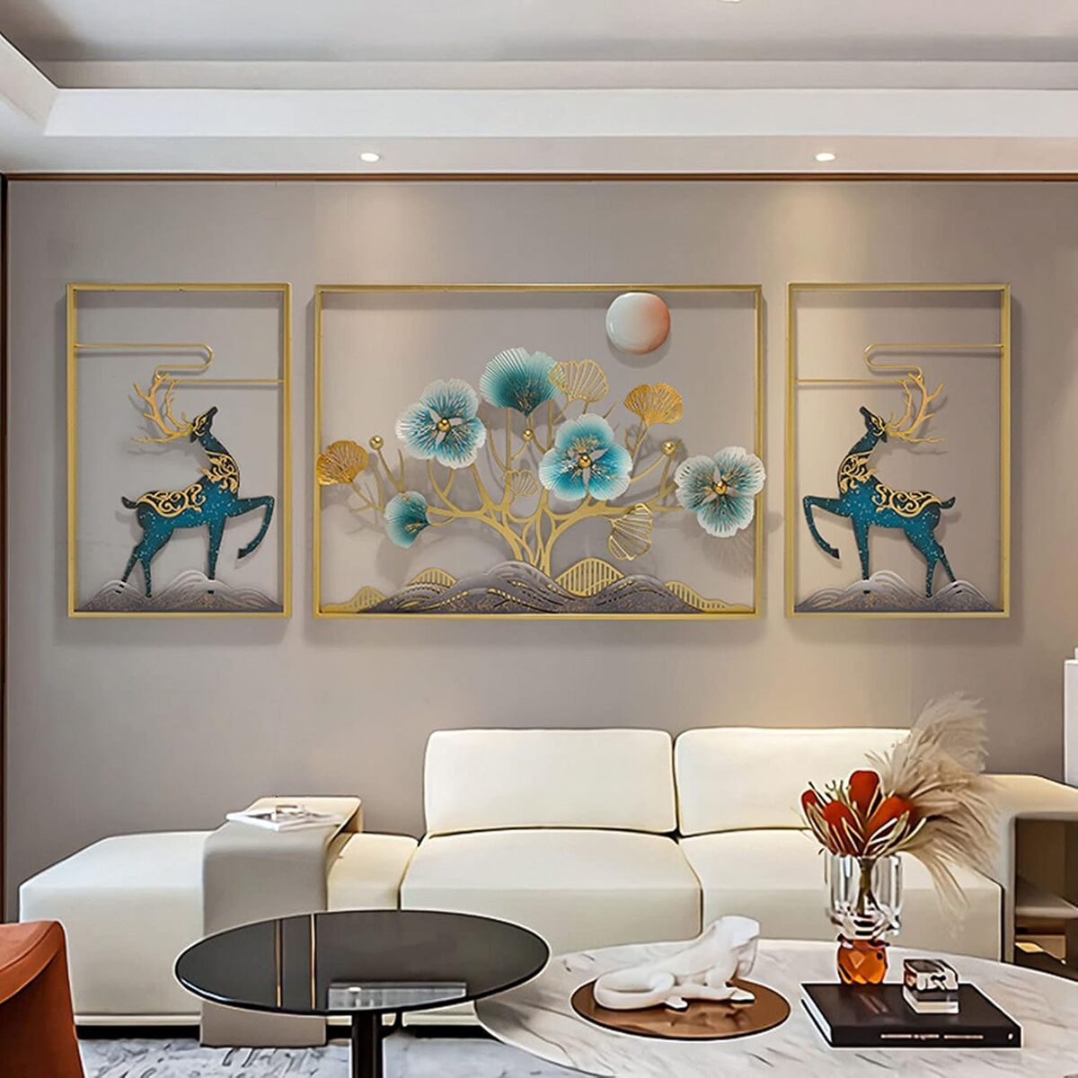 Avis sur les décorations murales 3D en métal Ainydie : style nature et élégance