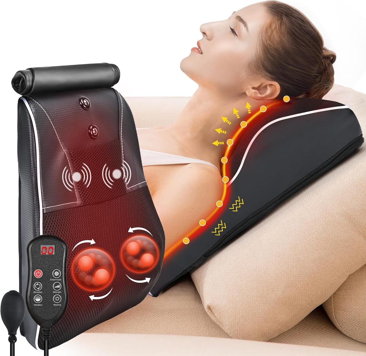 Test du Masseur Shiatsu Hlthsky : soulagement de la douleur et détente complète