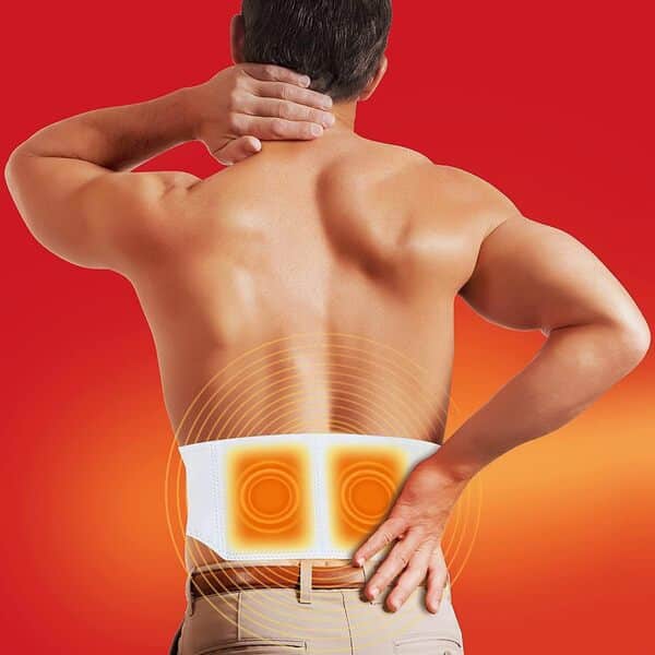 Lot de 4 paires de patchs chauffants pour le bas du dos pour soulager la douleur du dos, du cou et des épaules jusqu'à 10 heures