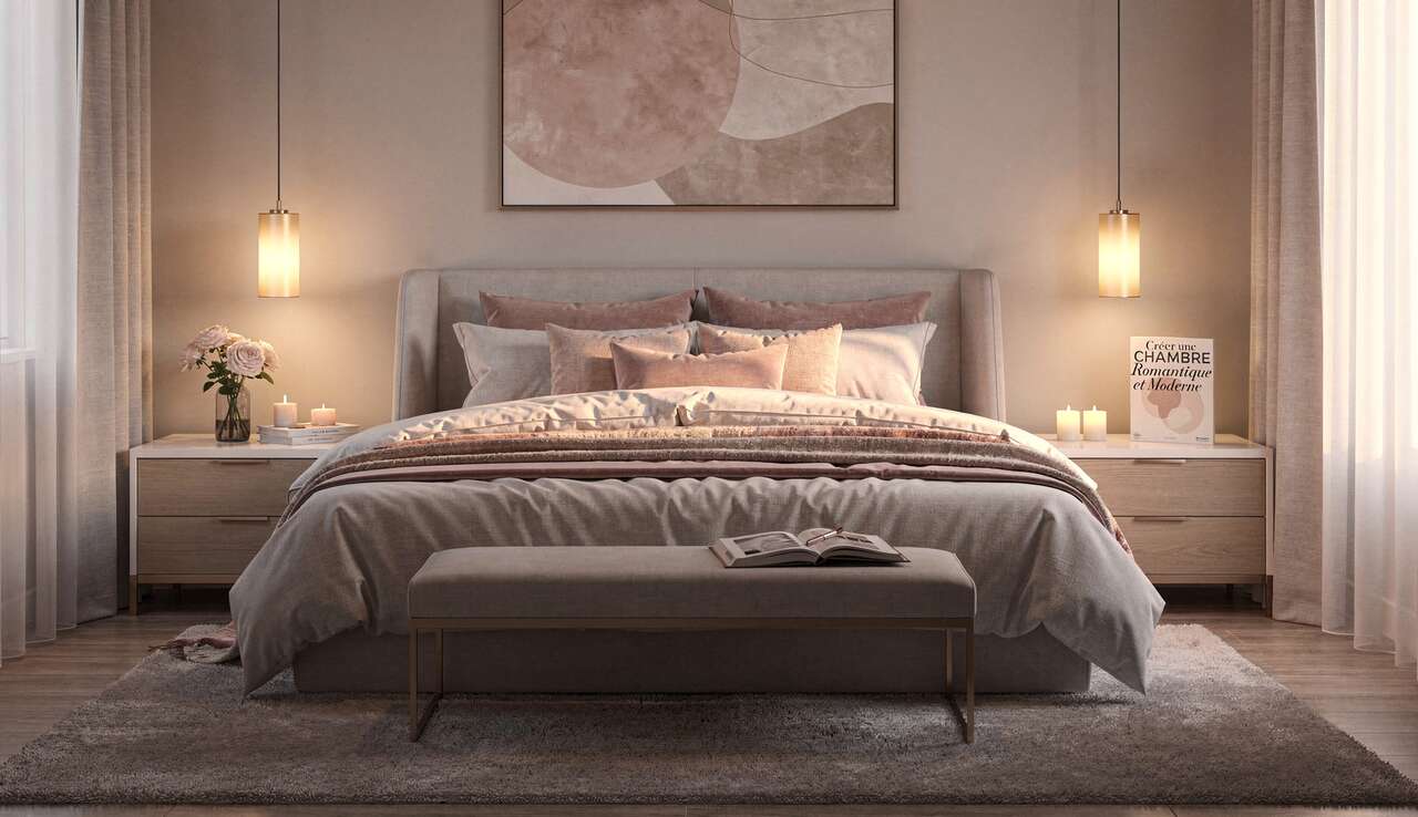 Créer une Chambre Romantique et Moderne