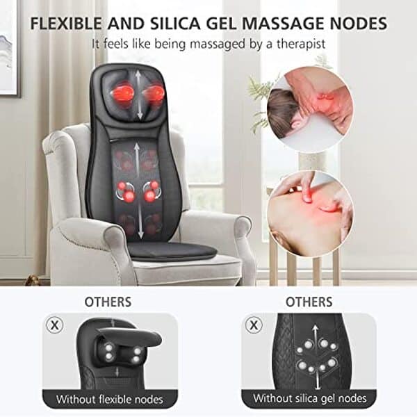Découvrez notre analyse du fauteuil massant Shiatsu SNAILAX : ses bienfaits pour le bien-être, les fonctionnalités de massage avec chaleur, et pourquoi il est parfait pour domicile et bureau.